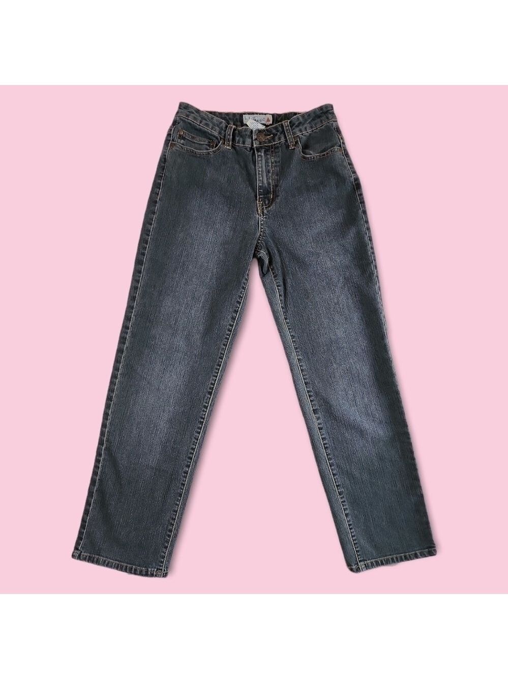 Vintage LA Blues High Rise Straight Leg Mom Jeans Size 2 Short